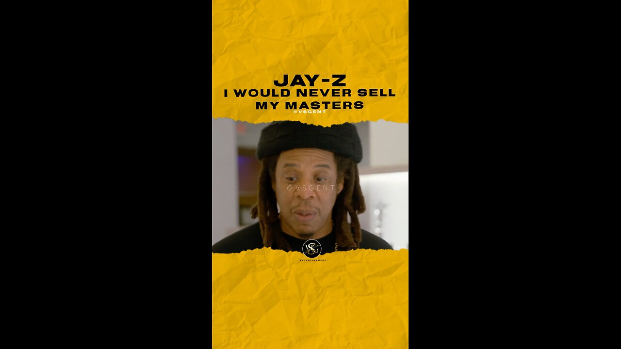 @jayz I would never sell my masters