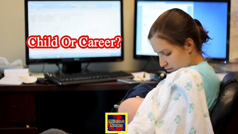 How does having a child impact a woman's career development?