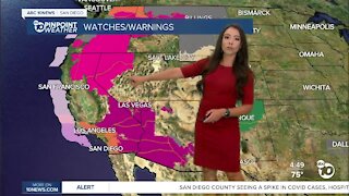 ABC 10News PinPoint Weather With Meteorologist Angelica Campos