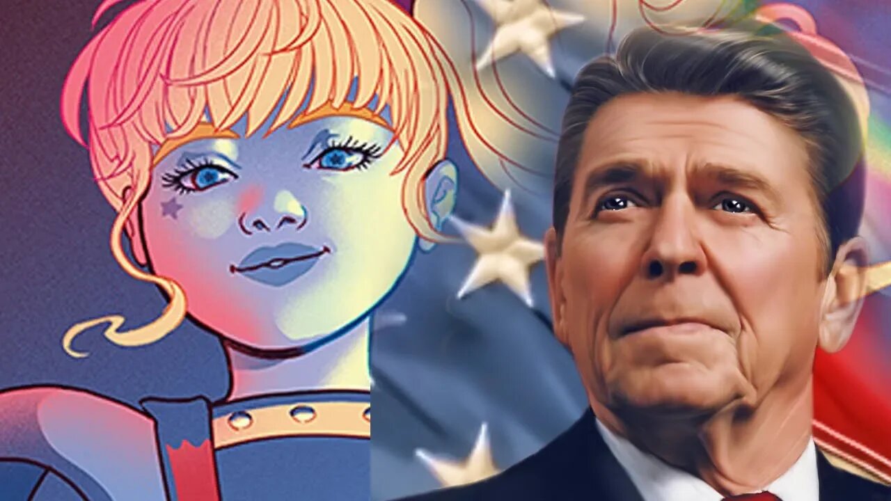 Rainbow Brite and Ronald Reagan at the Nuclear Iceland Summit with Mikhail Gorbachev