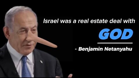 Israel was a real estate deal with GOD!