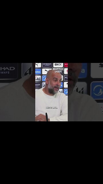 'Getting a red card is the only title I don't have in England!' | Pep Guardiola 😂