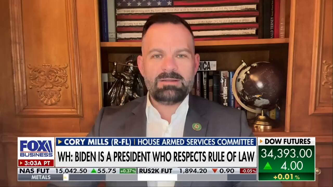 Rep. Cory Mills blasts Dems for attacking candidate who can 'turn the tide' in 2024