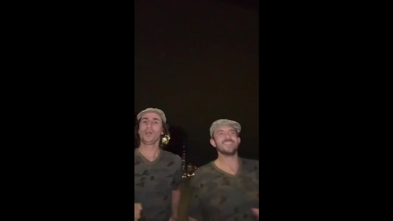 A night time jogging