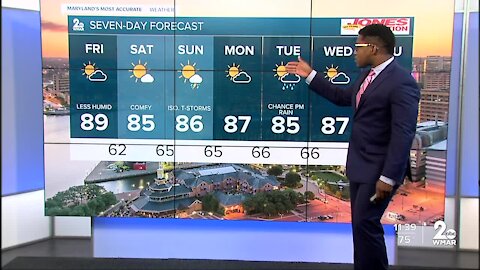 WMAR-2 News Weather at 11