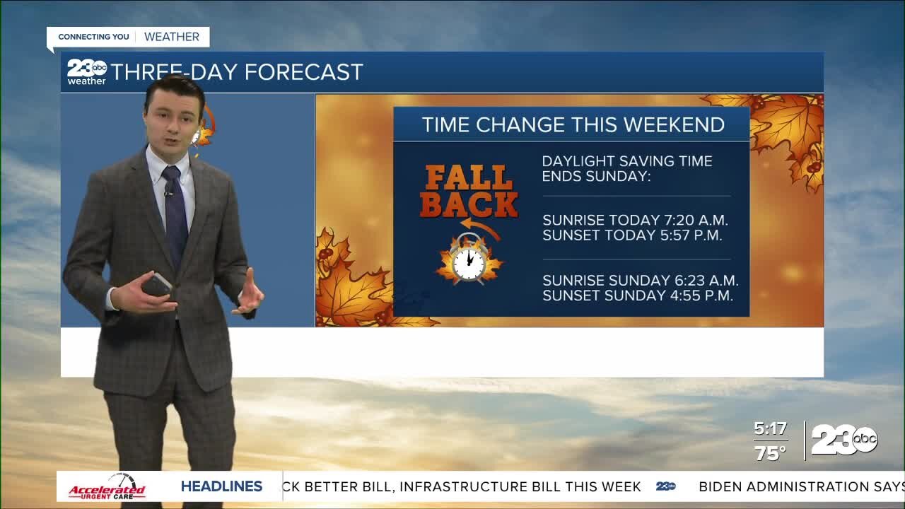 23ABC Evening weather update November 4, 2021