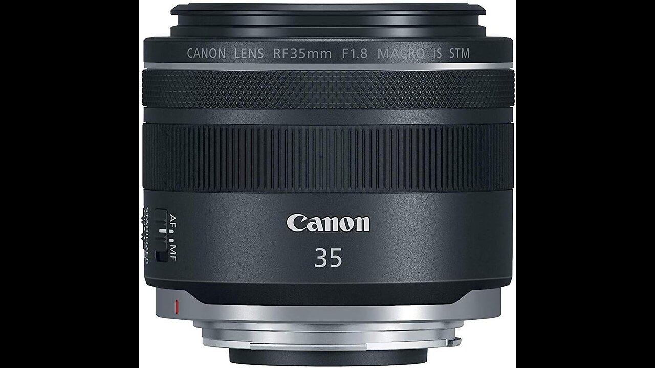 Canon RF35mm F1.8 is Macro STM Lens, Black