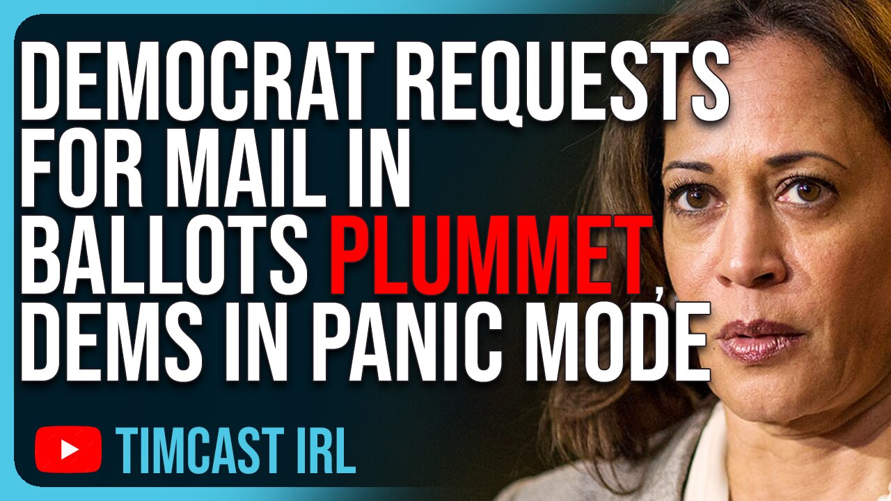 Democrat Requests For Mail In Ballots PLUMMET, Democrats In PANIC MODE