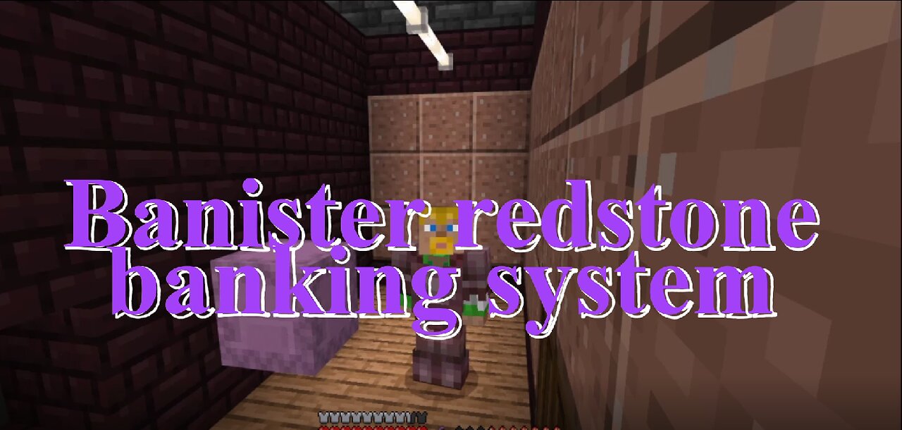 Minecraft Banister Banking system