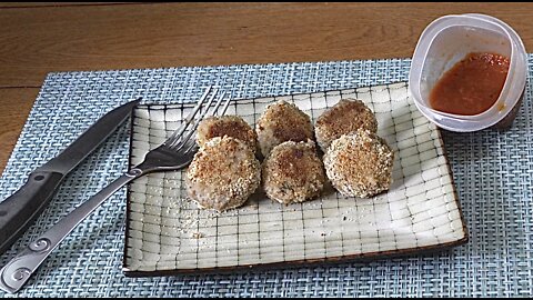 Baked Breaded Mushrooms