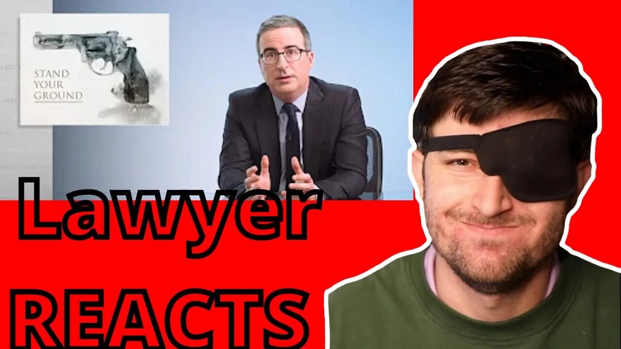 Lawyer Reacts to "Stand Your Ground: John Oliver"