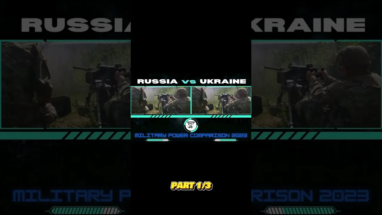 RUSSIA VS UKRAINE MILITARY FIREPOWER COMPARISON PART 01 BY DEFENDDAILY