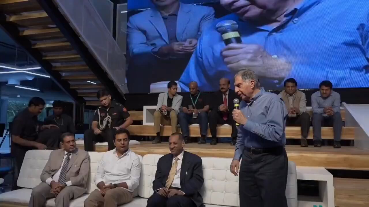 Watch: Ratan Tata's Inspiring Speech at T-Hub Inaugural Event!