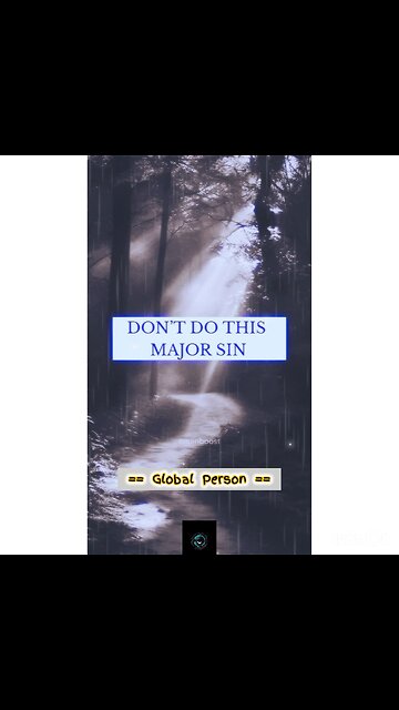 DON'T DO THIS MAJOR SIN