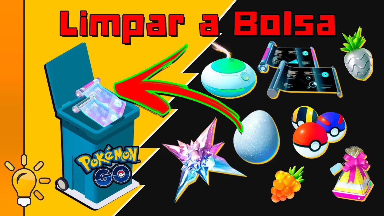 QUAIS ITENS PRIORIZAR NO POKÉMON GO! Limpar a Bolsa de itens! DICAS DE POKÉMON GO