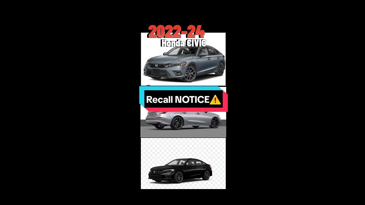 RECALL ALERT ⚠️ (2022-24 HONDA CIVIC) Steering Rack incorrectly assembled...