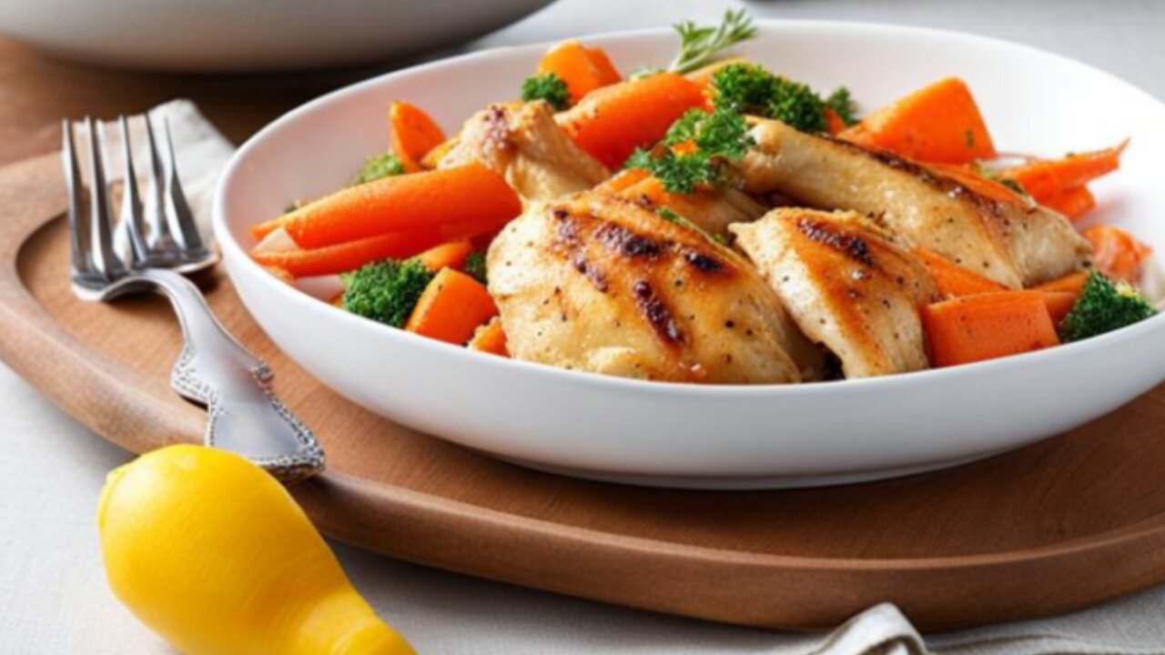 SUNNY ZESTY CHICKEN WITH CARROTS