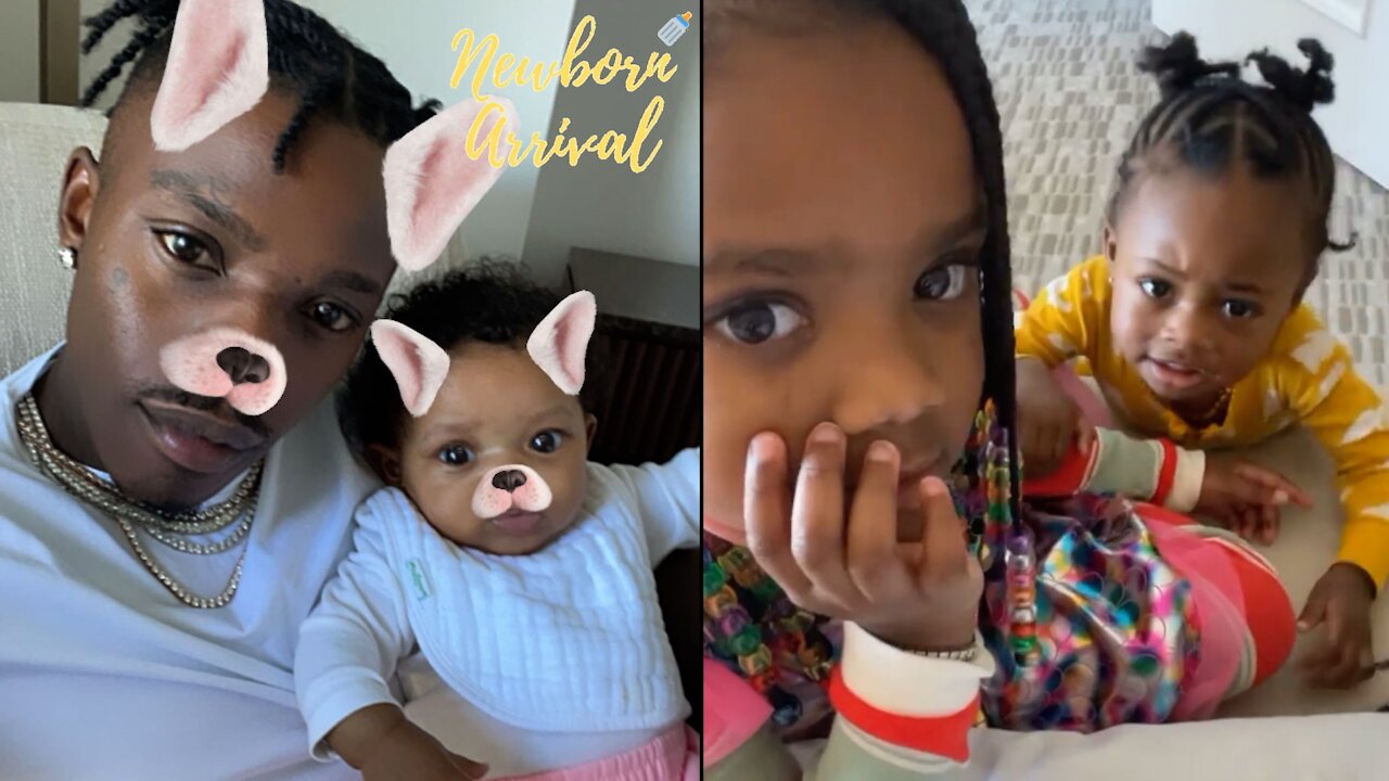 DaBaby Spends Daddy Time With All 3 Of His Daughters! 👶🏽👶🏽👶🏽