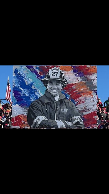 Trump with Corey Comperatore’s family after the Butler rally