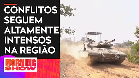 Novas imagens da operação terrestre do exército de Israel em Gaza são divulgadas