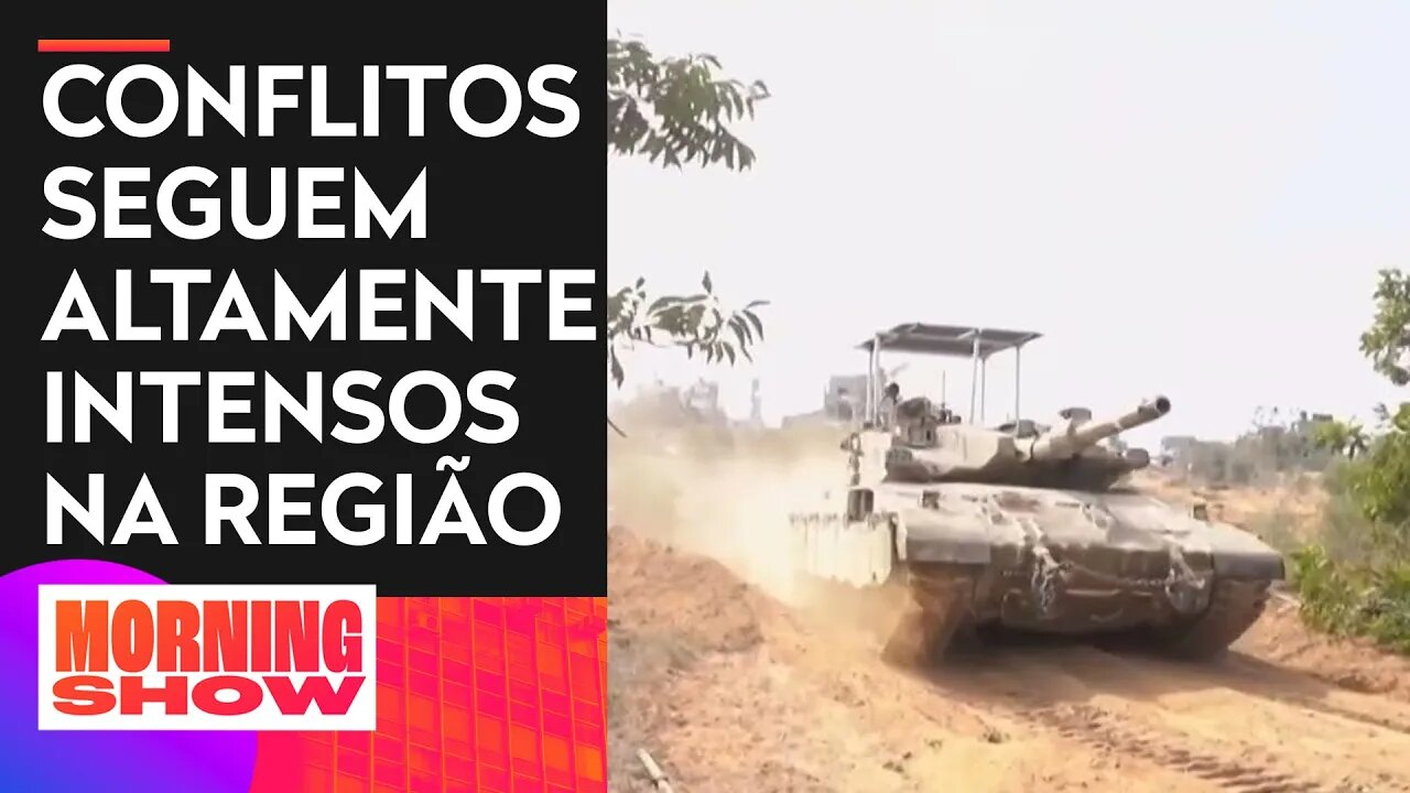 Novas imagens da operação terrestre do exército de Israel em Gaza são divulgadas