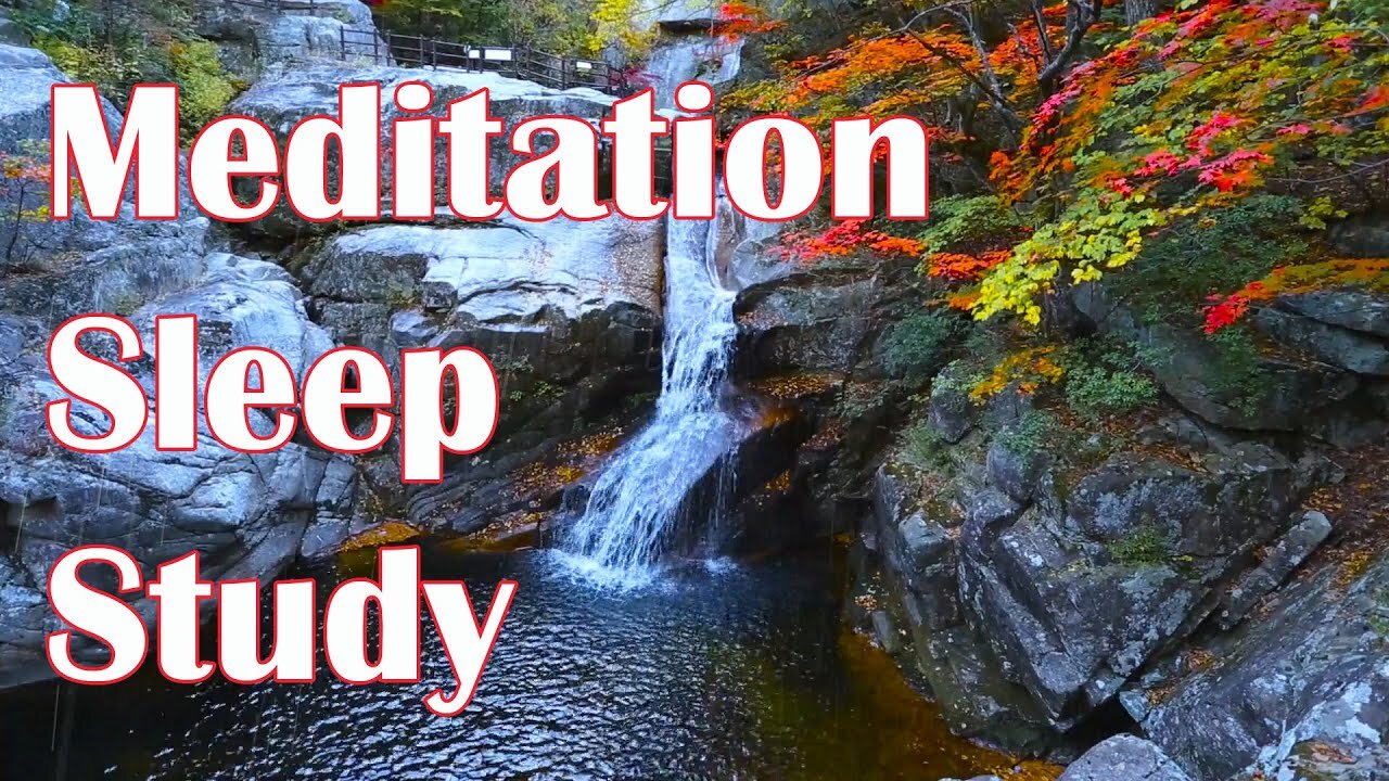 Cascade and rain sounds for Meditation