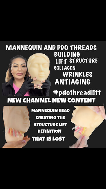 How I create a sharp defined Jawline using Pdo threads Video