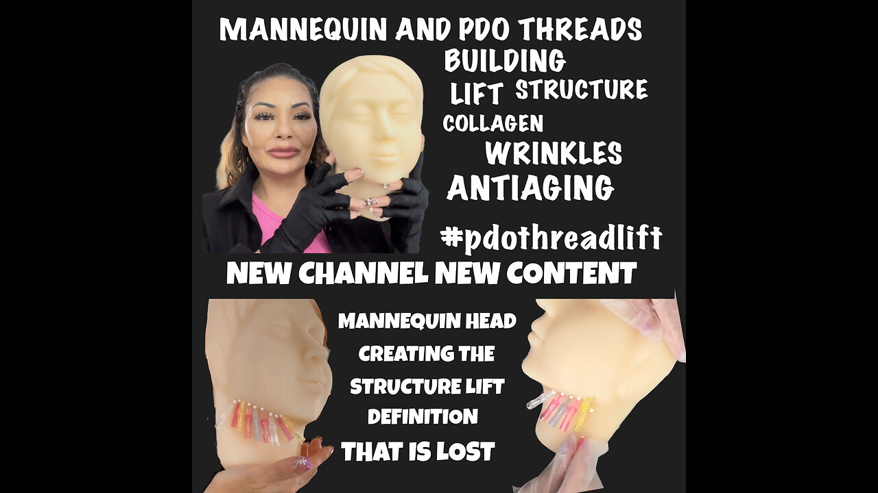 How I create a sharp defined Jawline using Pdo threads Video