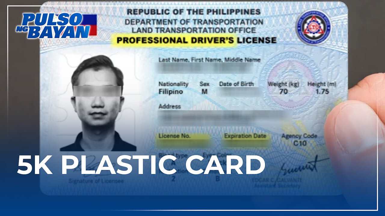 Inisyal na 5K plastic cards para sa drivers license, nakatakdang mai-deliver bago ang SONA ni PBBM