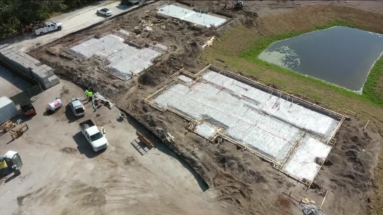 Crews make progress on affordable housing community for veterans in Seminole