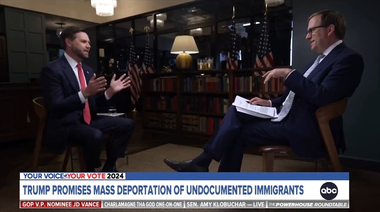 ABC's Jon Karl Defends Border Czar Kamala and No Mass Deportations