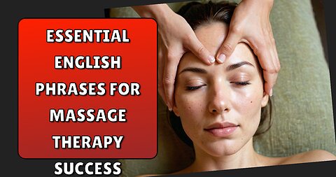 Essential English Phrases for Massage Therapy Successs