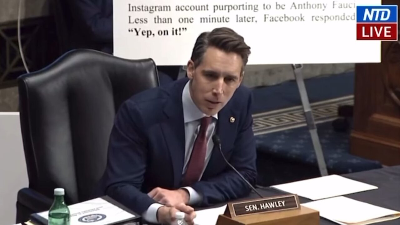 Watch Josh Hawley Make Mayorkas Squirm: "You Have Turned Your Agency into a Censorship Machine"