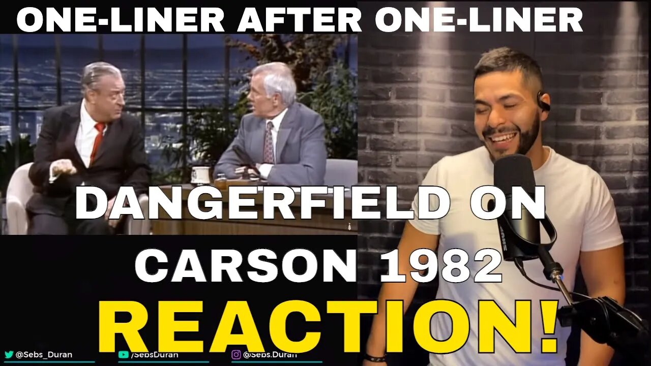 Rodney Dangerfield on Carson 1982 (Reaction!) | non-stop laughing and joking