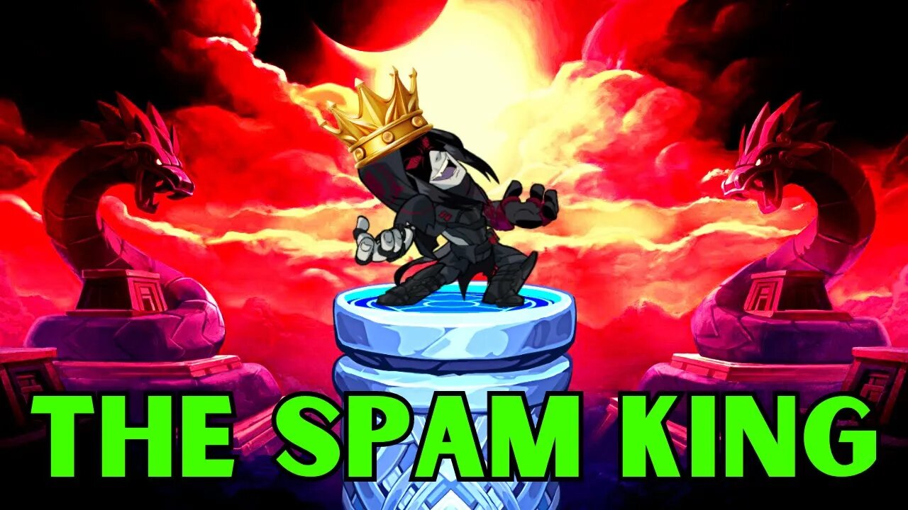 BECOMING THE LOKI SPAM KING IN BRAWLHALLA 🤓 REACTIONS LATER