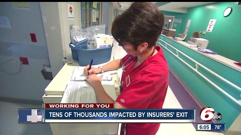 Thousands impacted by insurer exits from Indiana's Obamacare exchange