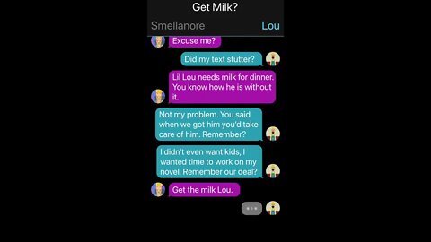 Text Toon 09: Get Milk