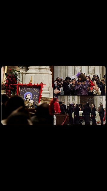 LGBTQ crowd desecrated NYC Catholic cathedral after church tricked into hosting funeral Mass for transgender pretender
