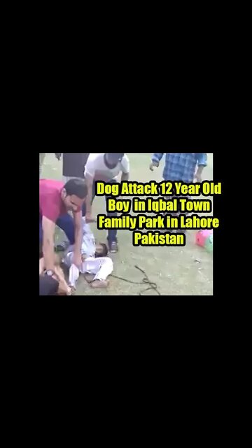 Man who rescued a 12-year-old boy from a dog attack in Iqbal Town Family Park in Lahore Pakistan