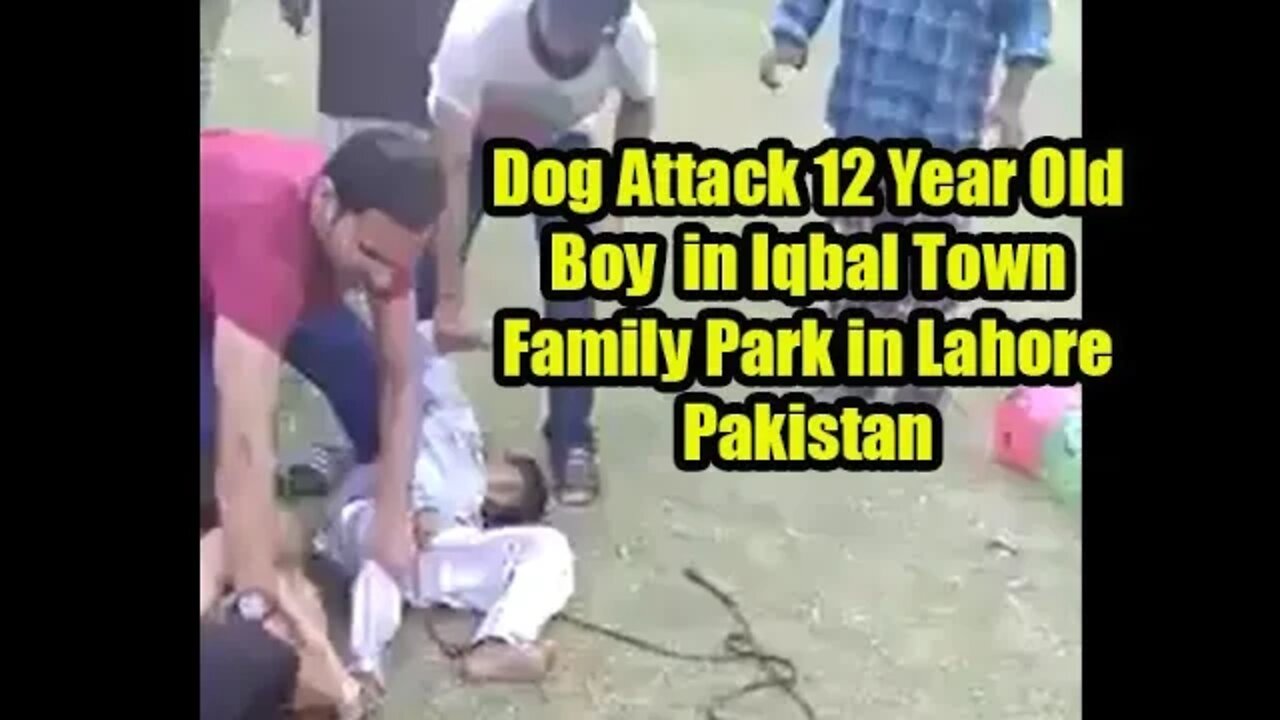 Man who rescued a 12-year-old boy from a dog attack in Iqbal Town Family Park in Lahore Pakistan