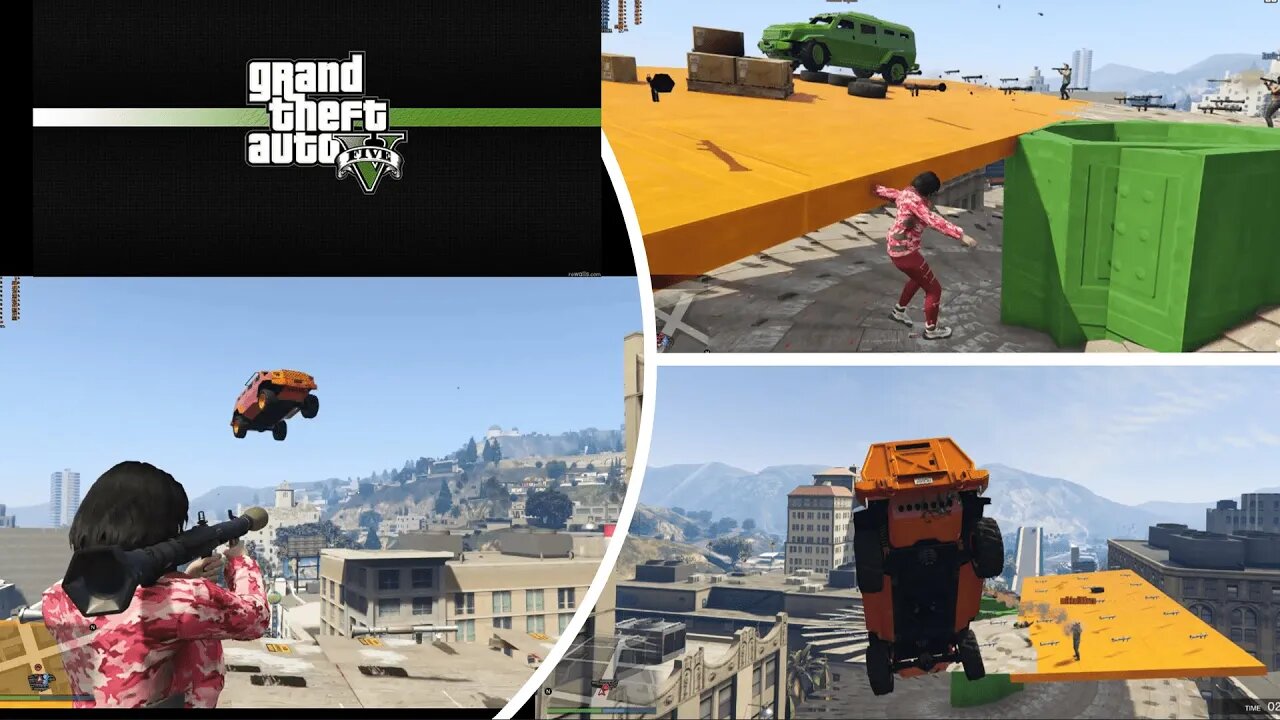 Grand Theft Auto 5 I GTA 5 Online Gameplay (RPG VS Insurgent & Airplane Spiral) 🚀🚀🚀🔥🔥🚘🚘✈✈🔥🔥🚀🚀🚀