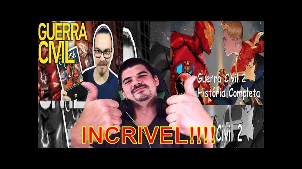 REACT 2 EM 1 GUERRA CIVIL (MARVEL) - Wolf Crow E Nerd All Stars - MELHOR DO MUNDO