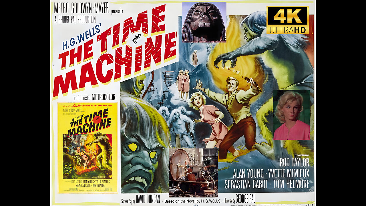 The Time Machine Trailer (1960) (Ai Upscaled)(60fps)