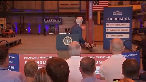 Confused Biden Has No Clue Where To Go After Speech