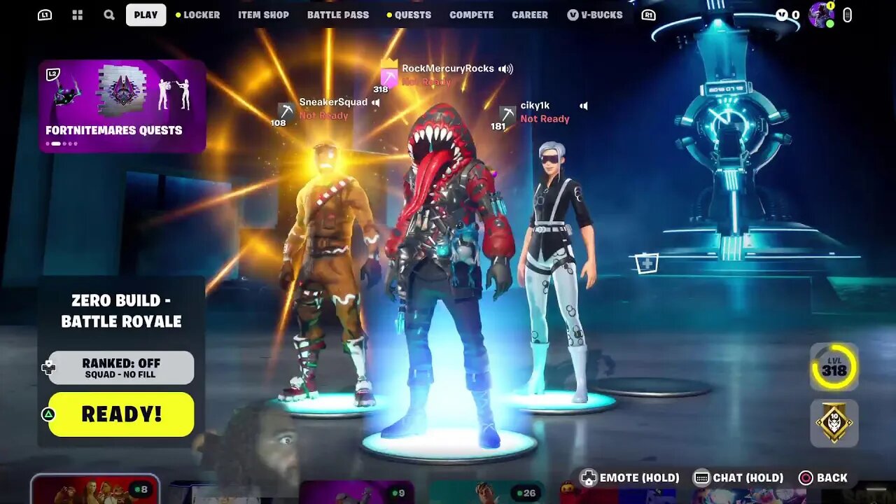 Fortnite with Rock Mercury