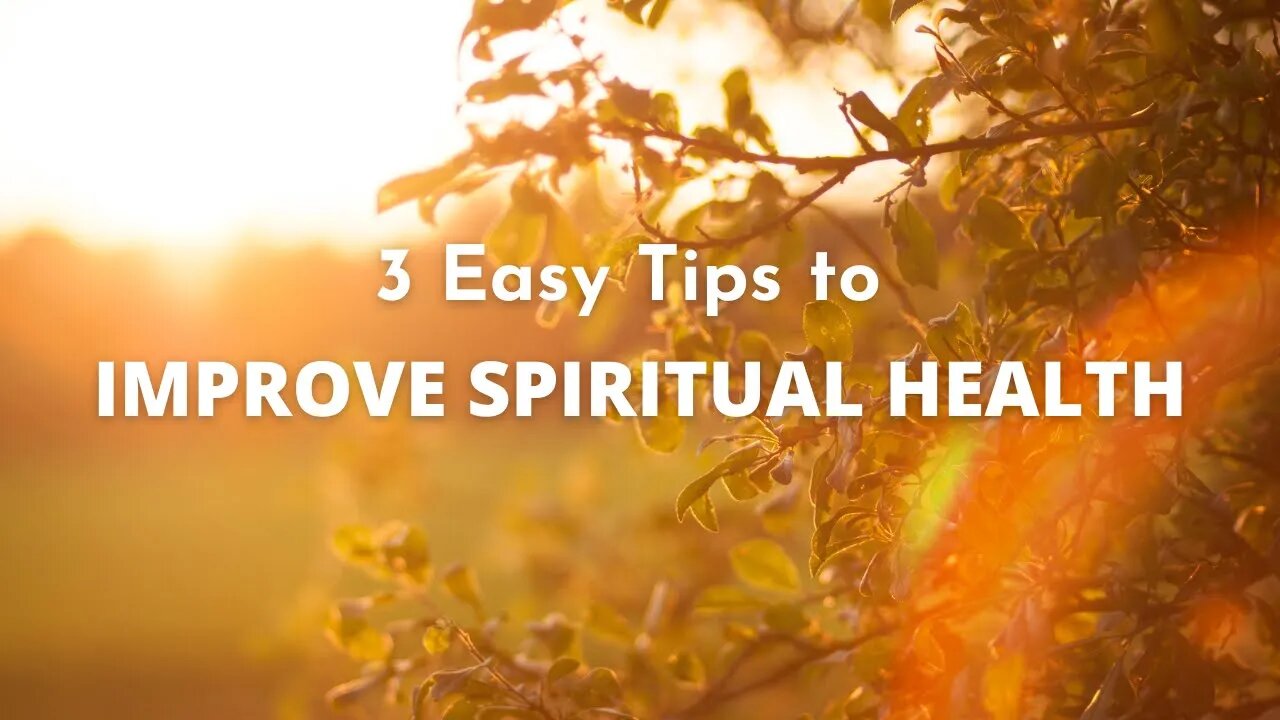 3 easy ways to achieve Spiritual Health and Growth #shorts