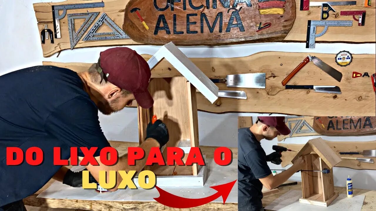 Do Lixo para o Luxo! Um projeto Feito com Restos de Madeira!