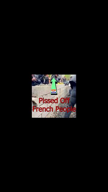 French Protestors Build Walls To Block Roads 🟠⚪🟣 NPC Crime