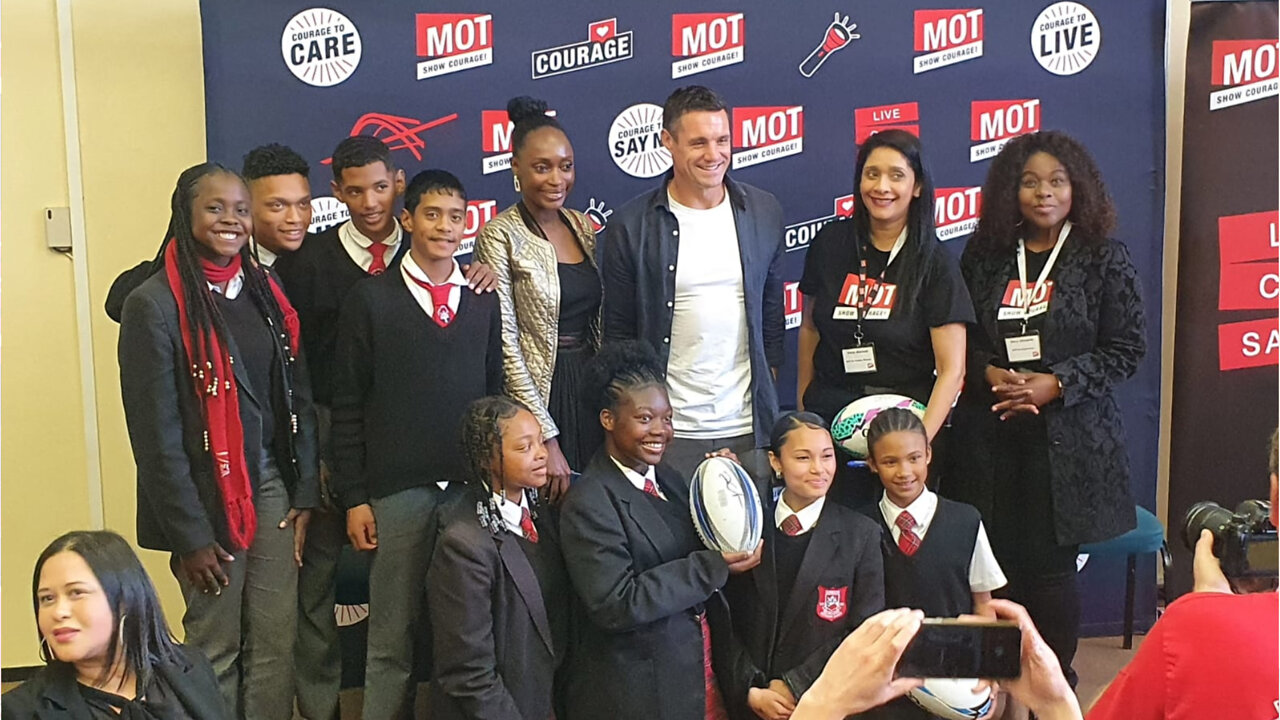 Dan Carter in Cape Town
