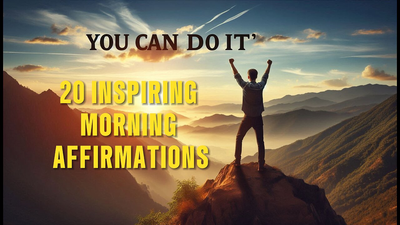 20 INSPIRING MORNING AFFIRMATIONS 🌄